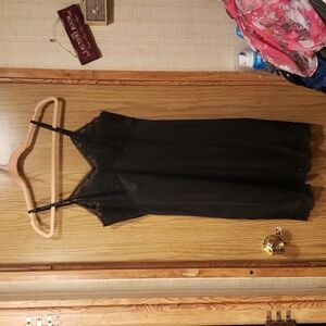 Vintage Slip Dress Black size 34
